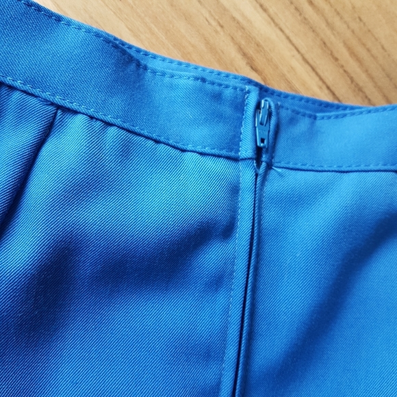 Vintage A Line Pleated Midi Skirt - Sz 2 - Picture 7 of 15